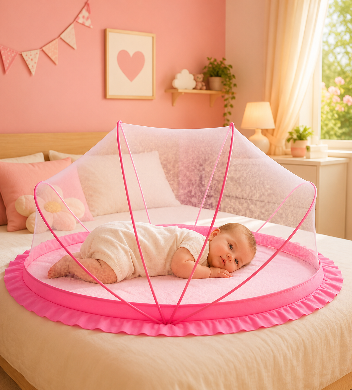 Pop-Up Baby Mosquito Net CRIB(0–24 Months)